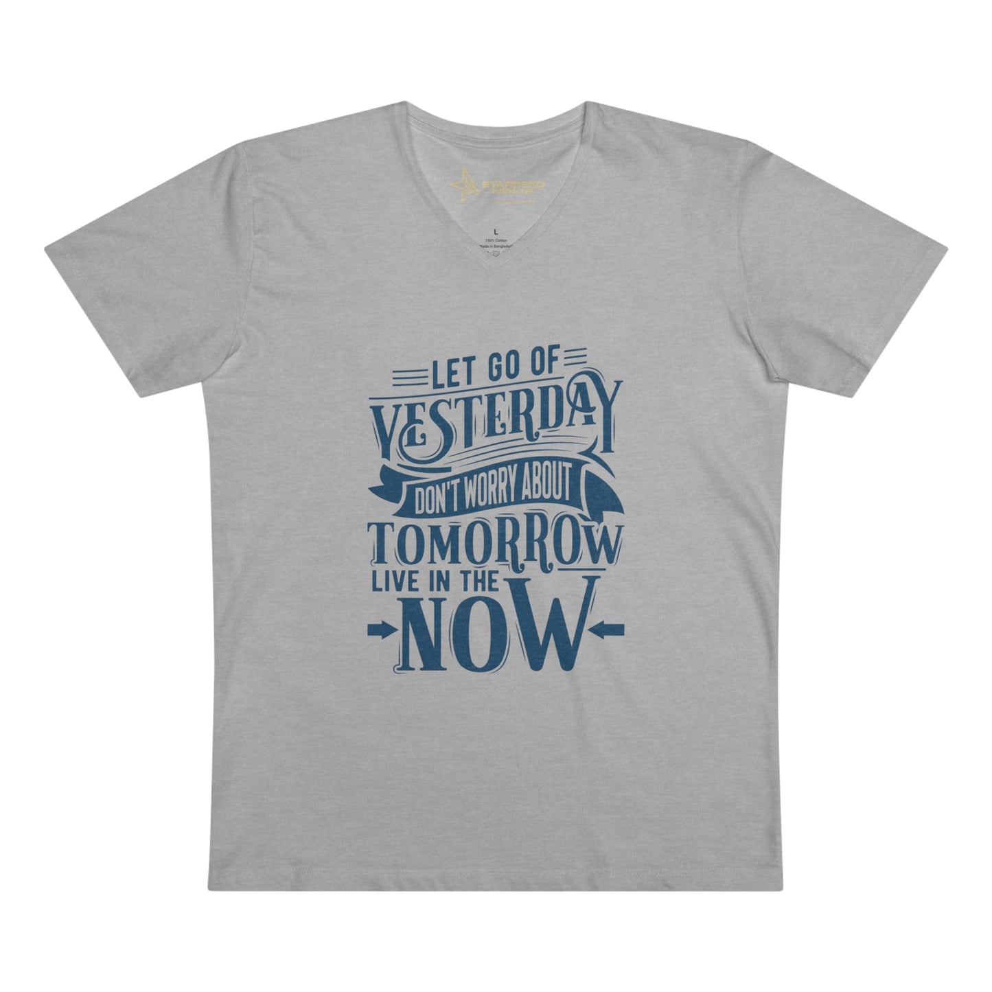 Men’s V-Neck T-Shirt | "Live in the NOW"