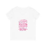 Women's V-Neck T-Shirt | "Live in the NOW"