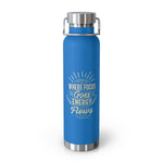 Copper Vacuum Insulated Bottle (22oz) | "Where Focus Goes"