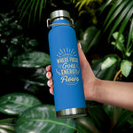 Copper Vacuum Insulated Bottle (22oz) | "Where Focus Goes"