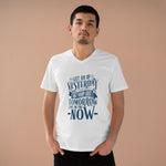 Men’s V-Neck T-Shirt | "Live in the NOW"