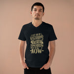 Men’s V-Neck T-Shirt | "Live in the NOW"