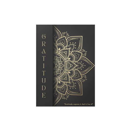 Hard-Backed Guided Gratitude Journal | "Gratitude: Live it!"