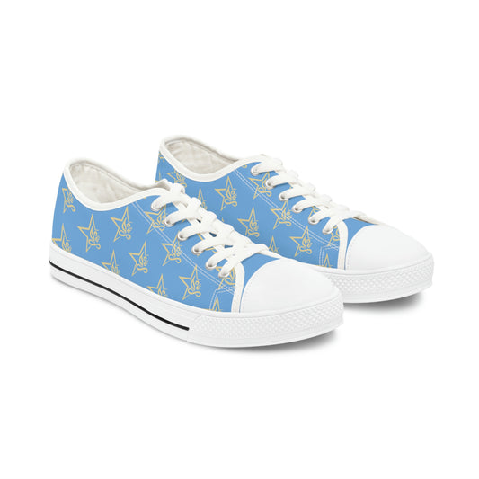  Women's Ninja Low Top Canvas Sneakers